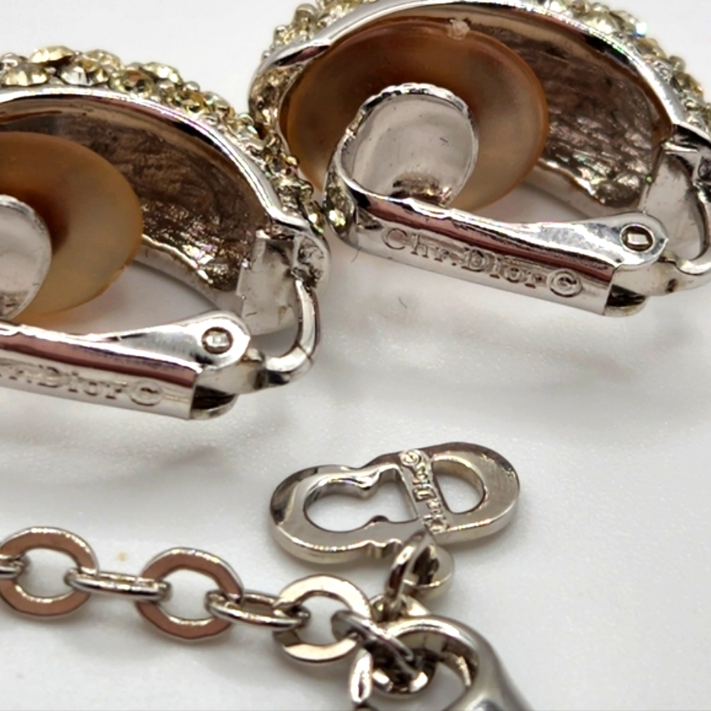 Dior - Rare Set, Beautiful Crystal Necklace & Earrings. Price Firm. - Picture 11 of 16